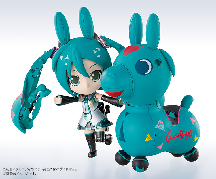 chogokin hatsune miku rody miracle henkei model bandai tamashii