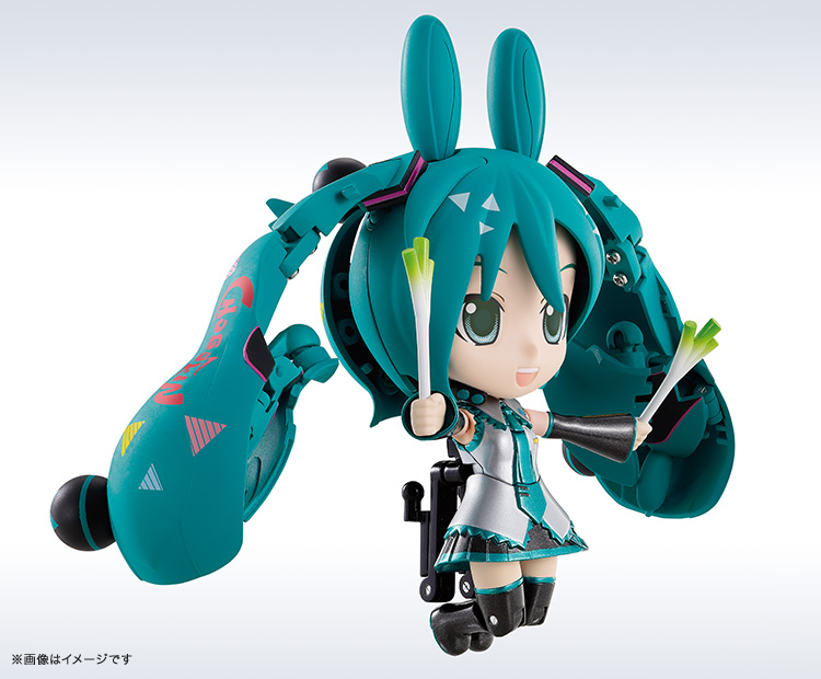 chogokin hatsune miku rody miracle henkei model bandai tamashii