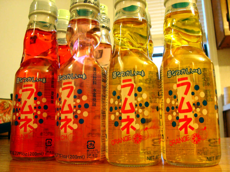 ramune japanese soda drink