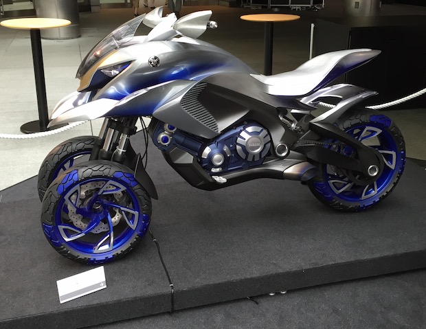 yamaha concept bike three-wheel motorbike prototype