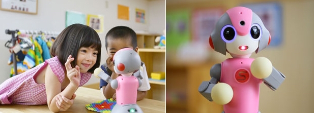 meebo robot kindergarten nursery school japan