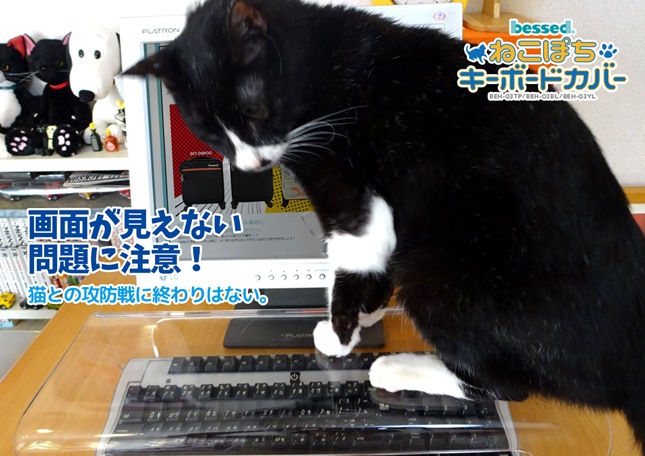 neko pochi cat cover tray keyboard protection