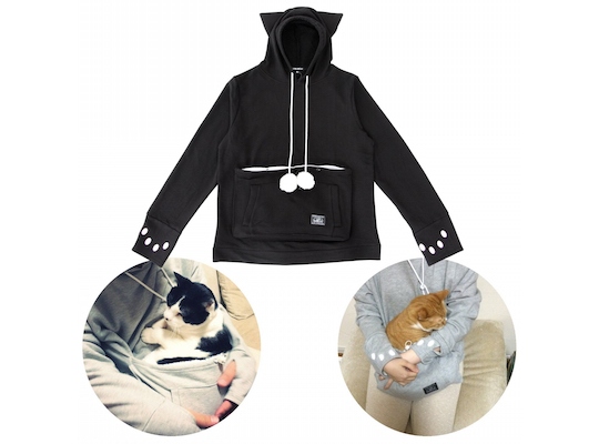 mewgaroo hoodie unihabitat new colors sizes pouch pocket pet cat sweater japanese
