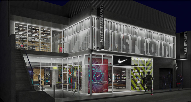 nike running store locations