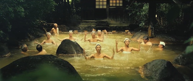 oita prefecture onsen hot spring synchronized swimming promo video shinfuro