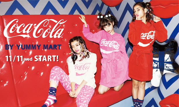 yummy mart coca-cola clothing pajama underwear socks clothes risa nakamura ikeda elaiza monica sahara