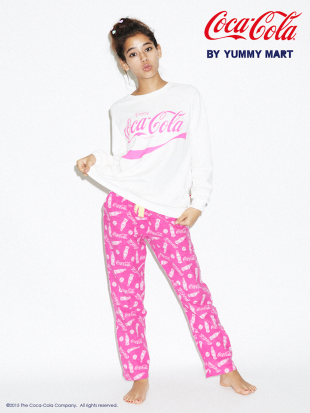 yummy mart coca-cola clothing pajama underwear socks clothes risa nakamura ikeda elaiza monica sahara