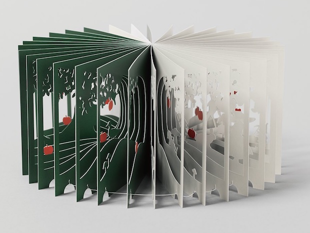 yusuke oono 360-degree book snow white diorama