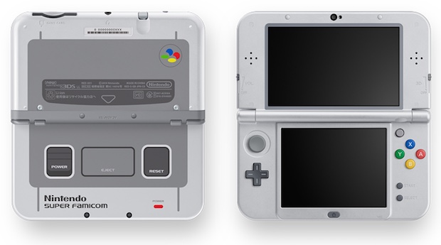 Nintendo new 3DS LL portable console has classic Super Famicom