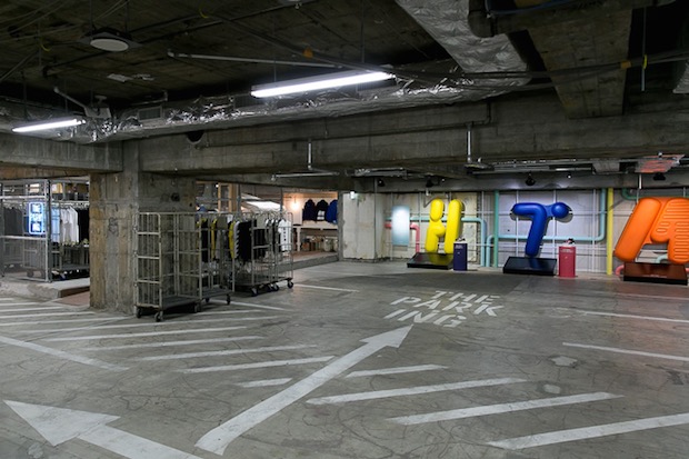 The Park-Ing Ginza hiroshi fujiwara underground parking car retail concept store sony building