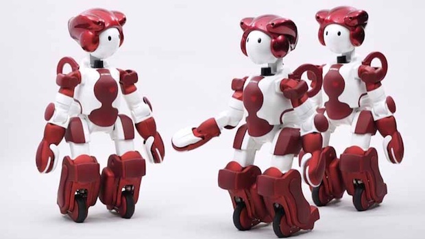 hitachi emiew3 robot cute humanoid customer service