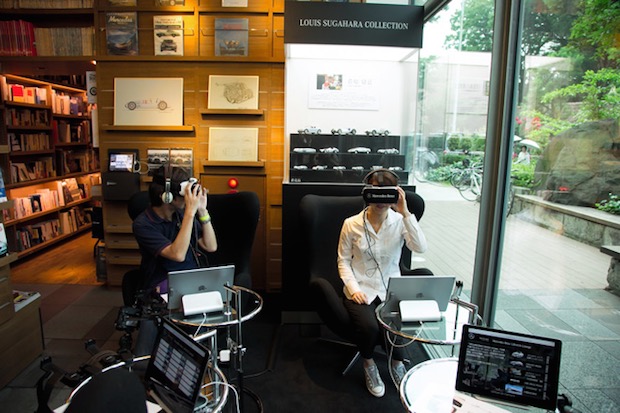 mercedes-benz t-site daikanyama tsutaya virtual reality car showroom tokyo