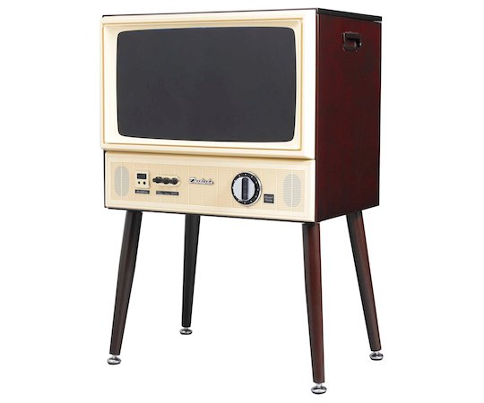 japan vintage taste lcd television retro analog screen tv