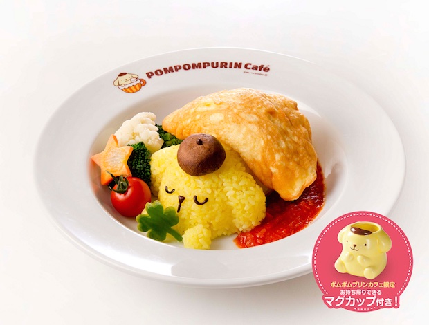 pompompurin cafe nagoya japan sanrio