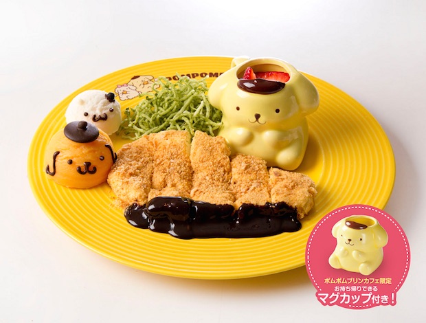 pompompurin cafe nagoya japan sanrio