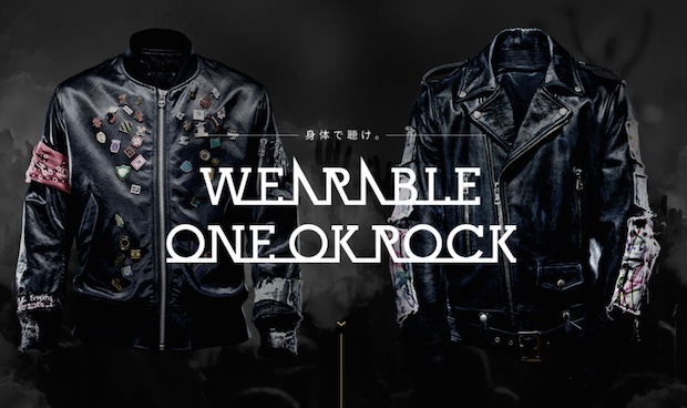 Wearable One OK Rock jacket allows wearer to “listen” to music