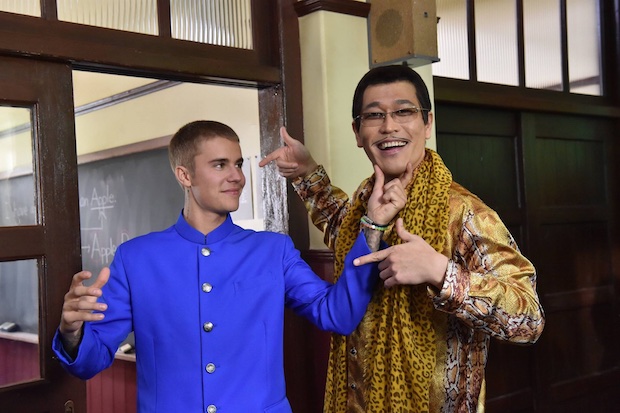 justin bieber piko taro softbank ppap