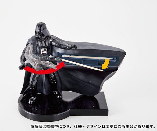 darth vader toothsaber toothpick dispenser bandai japan