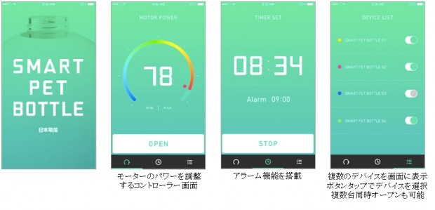 motorize smart pet bottle app japan 6