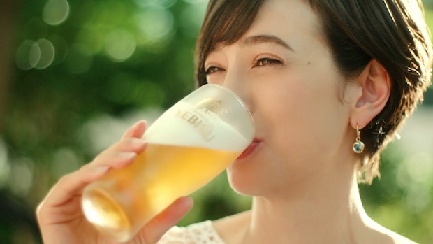 japanese beer advertising commercial