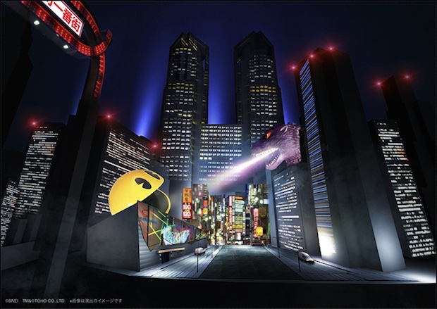 tokyo art city naked projection mapping event