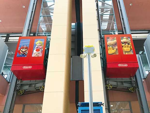 nintendo mario video game check-in play kansai airport