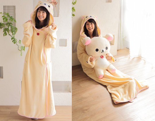 korilakkuma wearable blanket loungewear