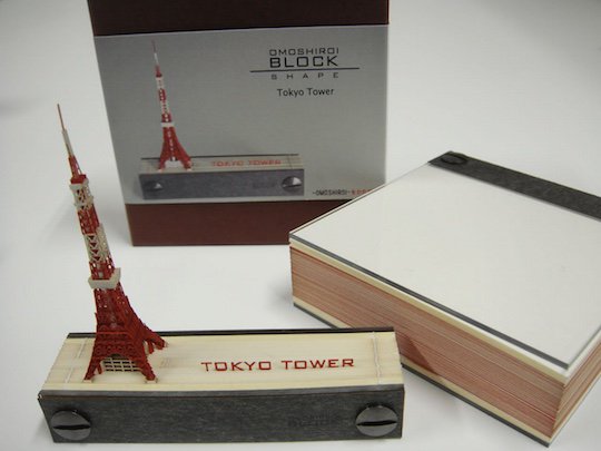 omoshiroi block japanese landmark memo pad