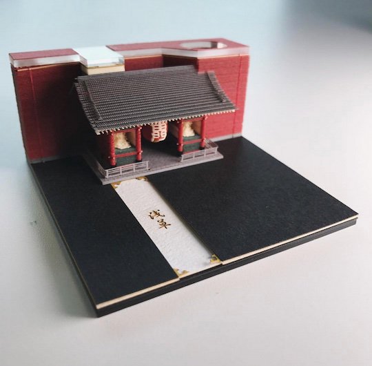 omoshiroi block japanese landmark memo pad