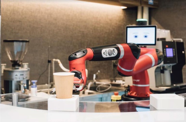 henn na hotel cafe robot barista coffee shop shibuya tokyo his japan