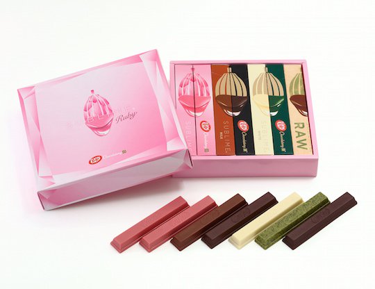 kit-kat japan sublime ruby chocolate set