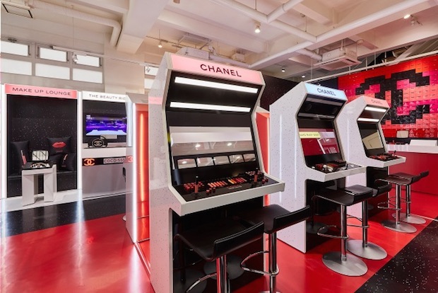 chanel coco game center arcade sampling shibuya tokyo japan