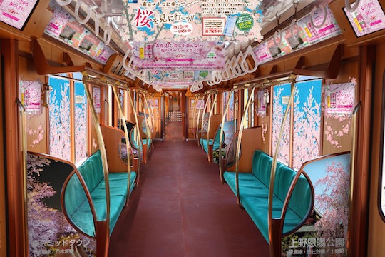 Tokyo Subway Gets Into Cherry Blossom Viewing Mood With Ginza Line Sakura Train Japan Trends