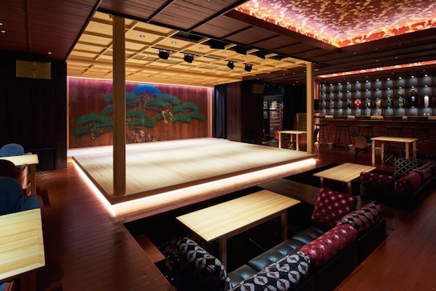 suigian noh theater sushi restaurant tokyo nihonbashi