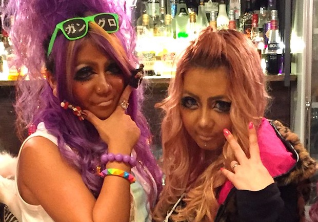 ganguro cafe gyaru shibuya