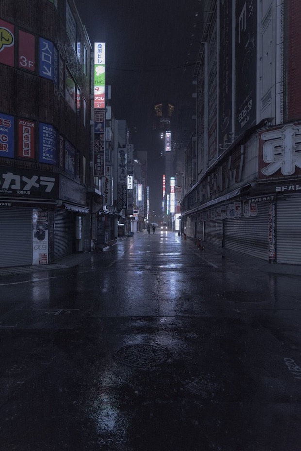 typhoon trami shinjuku station tokyo japan city ghost town deserted photo image