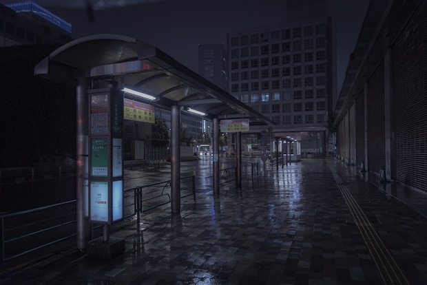 typhoon trami shinjuku station tokyo japan city ghost town deserted photo image