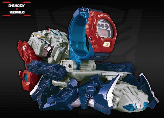 casio g-shock transformers optimus prime wristwatch