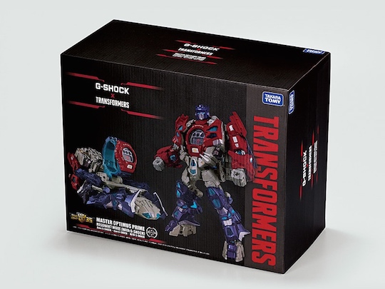 casio g-shock transformers optimus prime wristwatch