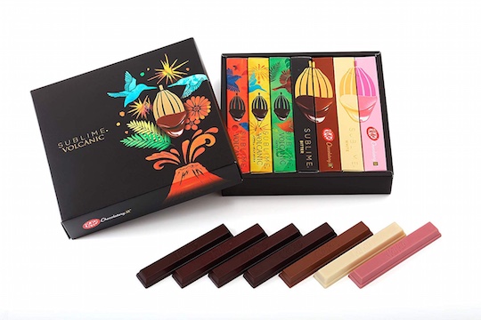 nestle japan kitkat volcanic sublime chocolatory snack chocolate cocoa beans