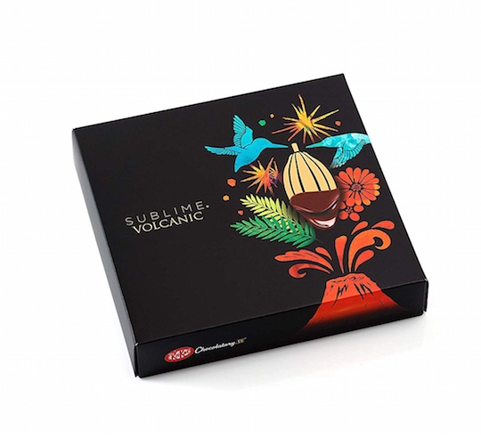 nestle japan kitkat volcanic sublime chocolatory snack chocolate cocoa beans