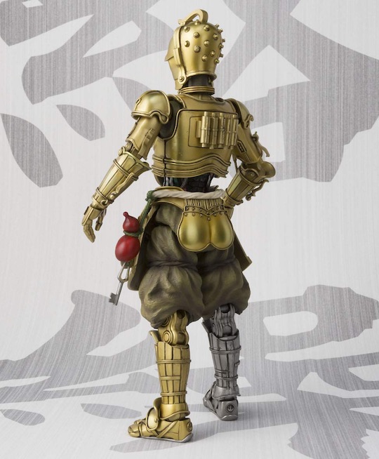 samurai c3po star wars droid action figure mash-up history japanese puppet meisho movie realization bandai tamashii nations