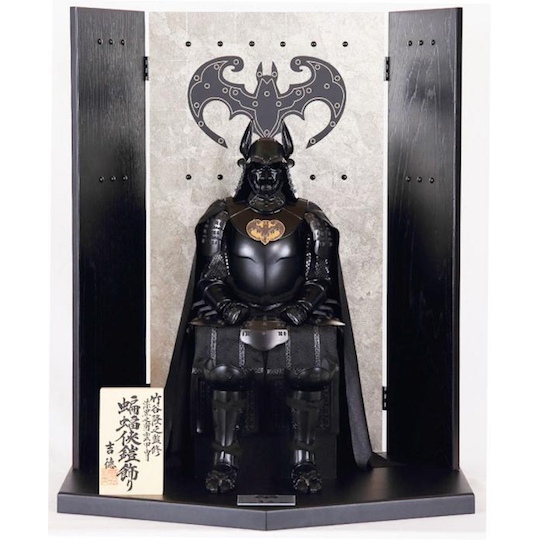 batman yoroi samurai armor doll display set japan