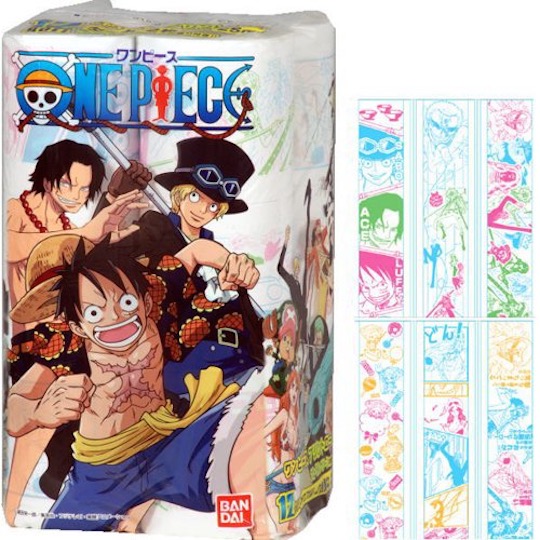 japan unique toilet paper product design anime manga one piece rilakkuma dragon ball emperor imperial family