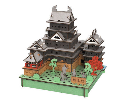 Pusu Pusu Matsumoto Castle Paper Craft Model