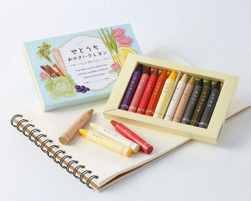 Kajitsu Kobo Setouchi Vegetable Crayons