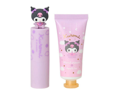 Kuromi Lip Balm and Hand Cream Set