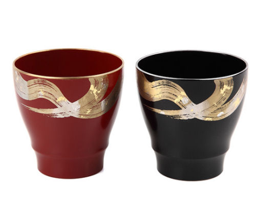 Yamanaka Lacquerware Cup Set