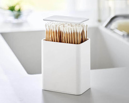 Pop-Up Cotton Swab Tower Case