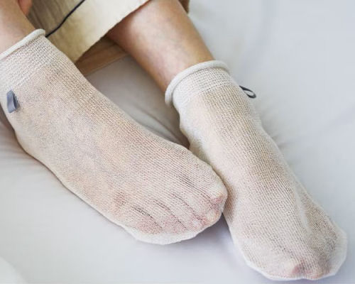 Joshu Kinuya Sericin Night Socks